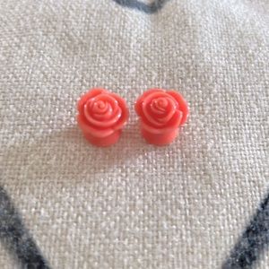 Pink Rose Plugs - 7/16 (11 mm)